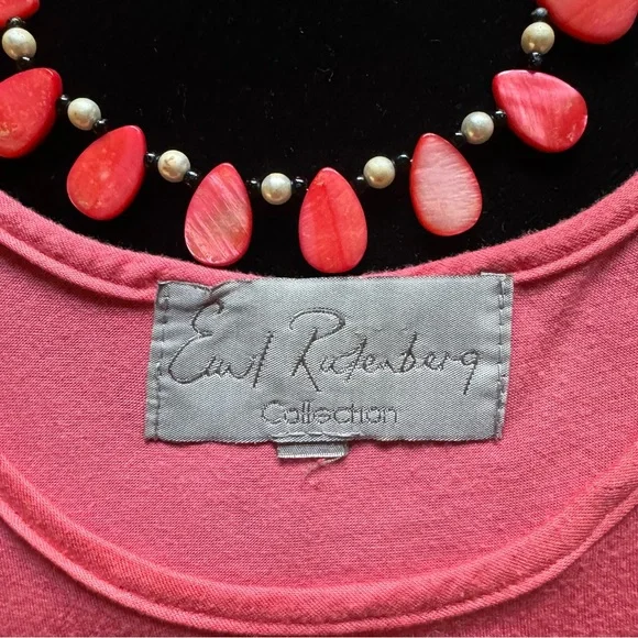 Women’s Tank Top & Jacket - Beautiful Salmon by Emil Ratenberg - Tag Size L - Picture 12 of 16